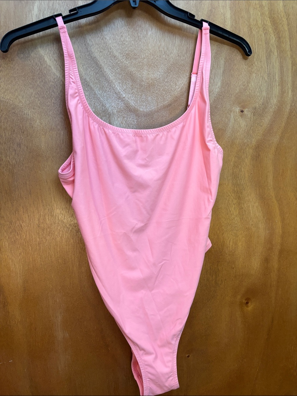 SKIMS Pink Scoop-Back One-Piece Swimsuit